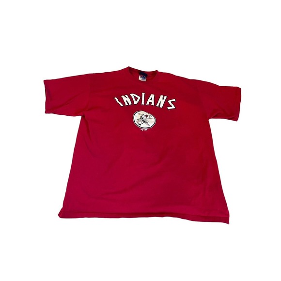 Majestic Other - Vintage Cleveland Indians T Shirt Cooperstown Collection Men 2XL Majestic MLB